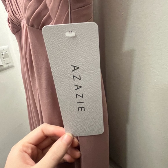 Azazie Shannon Dress in Vintage Mauve - Picture 12 of 14